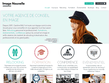 Tablet Screenshot of imagenouvelle.fr